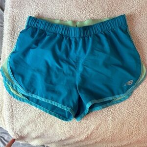 New Balance Blue Athletic Shorts with Elastic Waistband